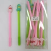 Student cartoon cute silicone three-dimensional tip gel pen Specification image
